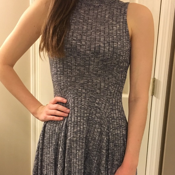 Alya Dresses & Skirts - ALYA black powdr skater sleeveless stretchy dress